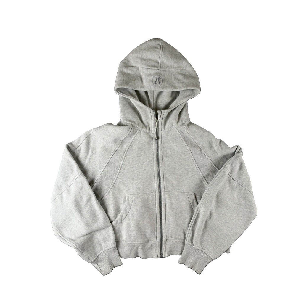 Lululemon Scuba Oversized Full-Zip Hoodie Gray Size M/L